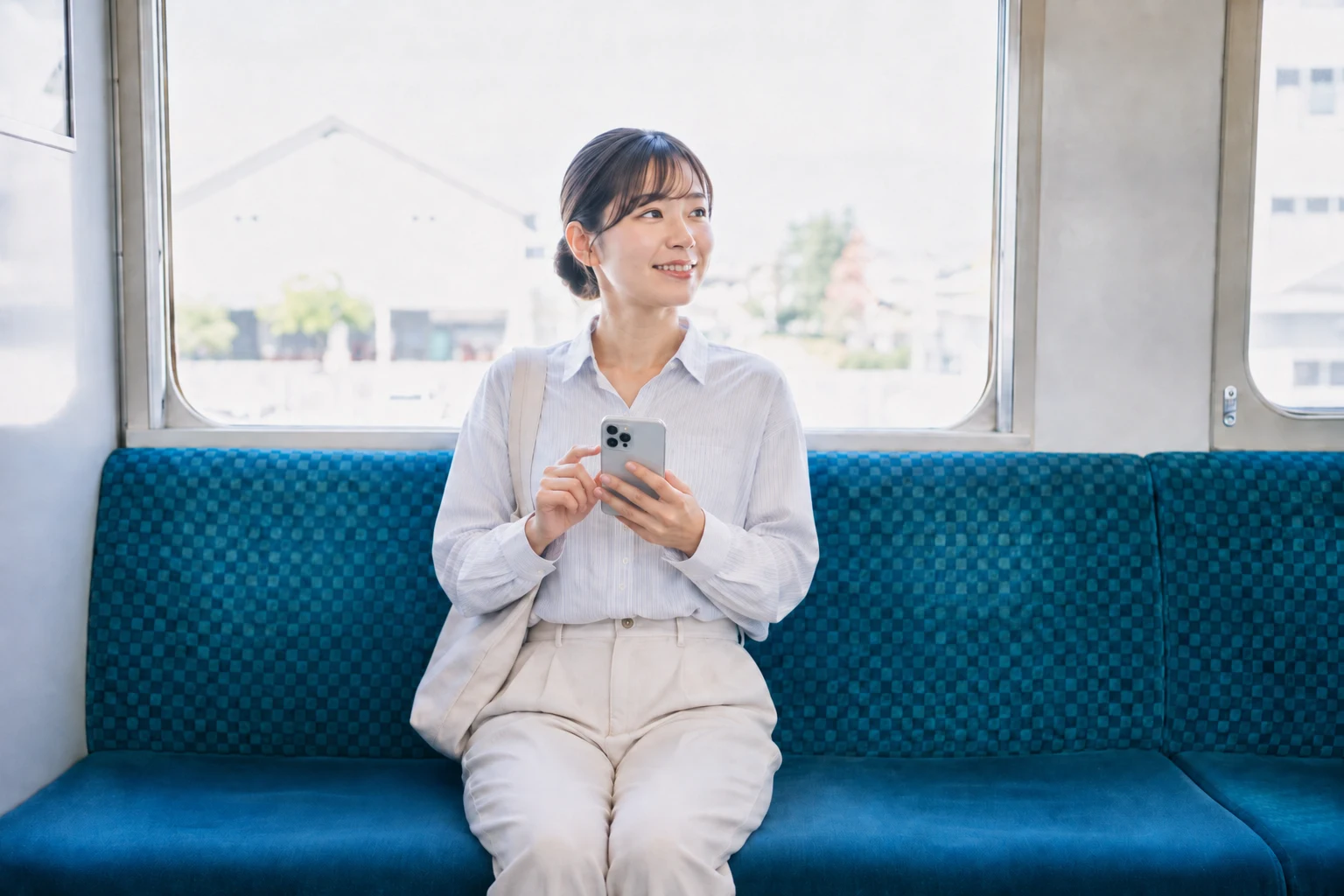 初めて会う人を待つ人