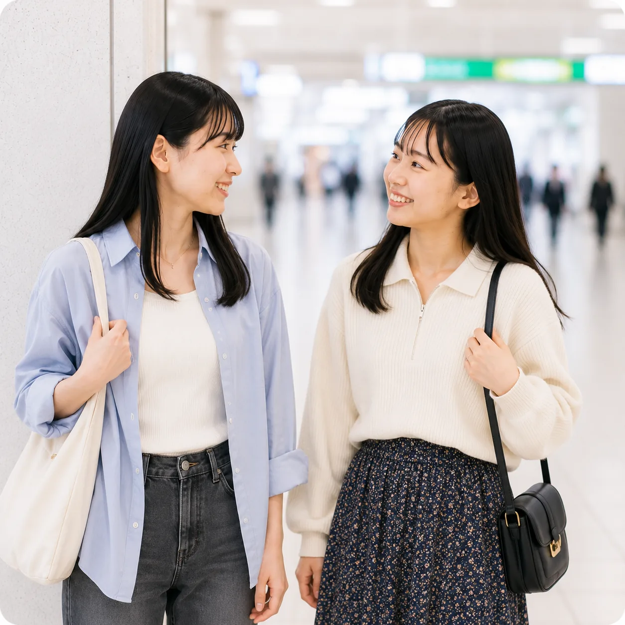 友達との待ち合わせ